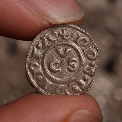 The Crusades, Italy, City of Ancona, 1 Denier - 1250 to 1348 CE - The Crusades