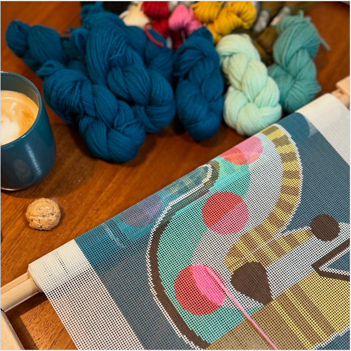 Celine the Eel Needlepoint Kit