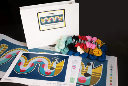 Celine the Eel Needlepoint Kit