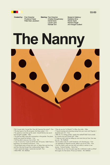 The Nanny - Red Jacket | 12"x18" or 18"x24" Print only