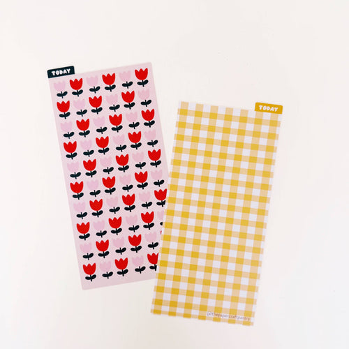The Paper + Craft Pantry - Double-Sided Weeks Pencil Board: Flowers