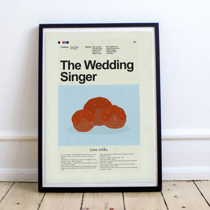 The Wedding Singer Mid-Century Modern Print | 12"x18" or 18"x24" Print only