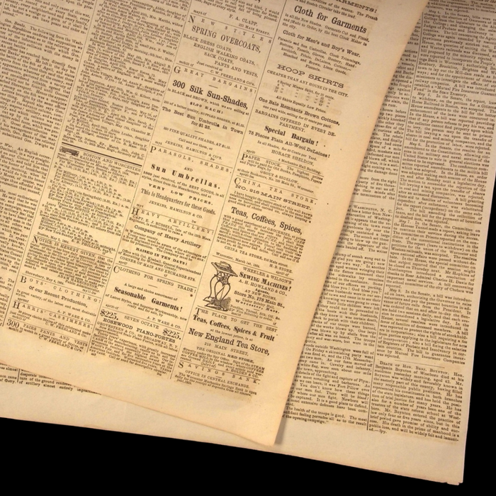 The Worcester Palladium Newspaper, Civil War Issue