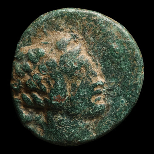 Thrace, City of Maroneia, Bronze Unit, Dionysus (Greek God of Wine) - c. 200 to 100 BCE - Greek World