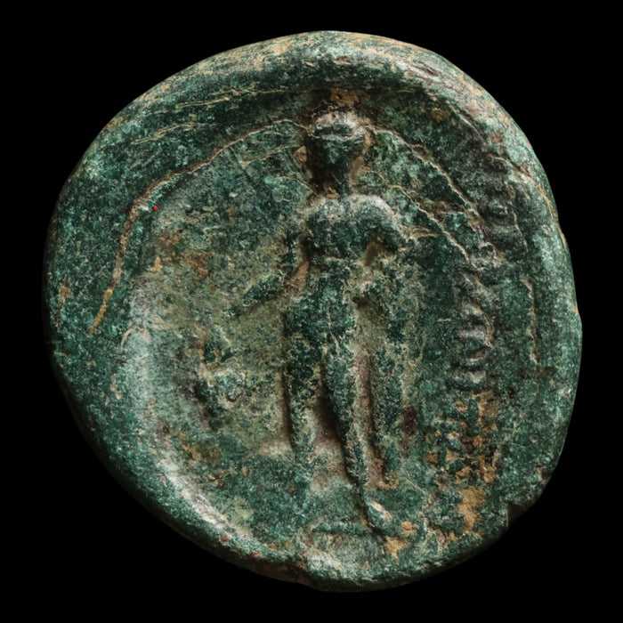 Thrace, City of Maroneia, Bronze Unit, Dionysus (Greek God of Wine) - c. 200 to 100 BCE - Greek World