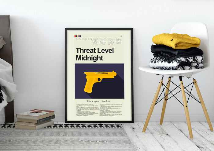 Threat Level Midnight | DIGITAL ARTWORK DOWNLOAD