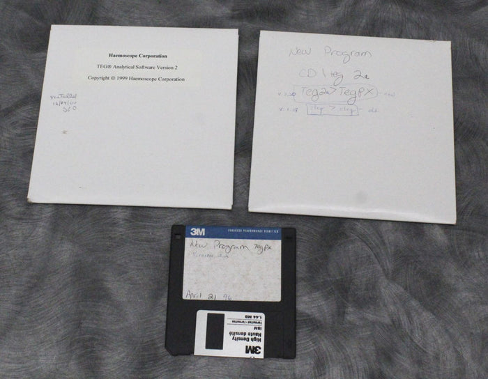 Thromeblastograph 3000 Coagulation TEG Analytical Software Ver. 1.28 - 2 - 2.20