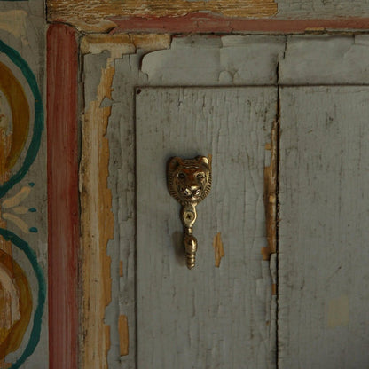 Tiger Wall Hook - Recycled Brass