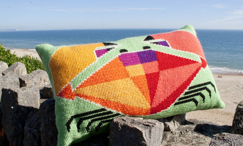 Tina The Crab Needlepoint Kit