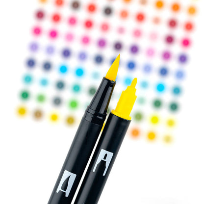 Tombow - Dual Brush Pen Art Markers -  Lemon Squeezy - 6 Pack