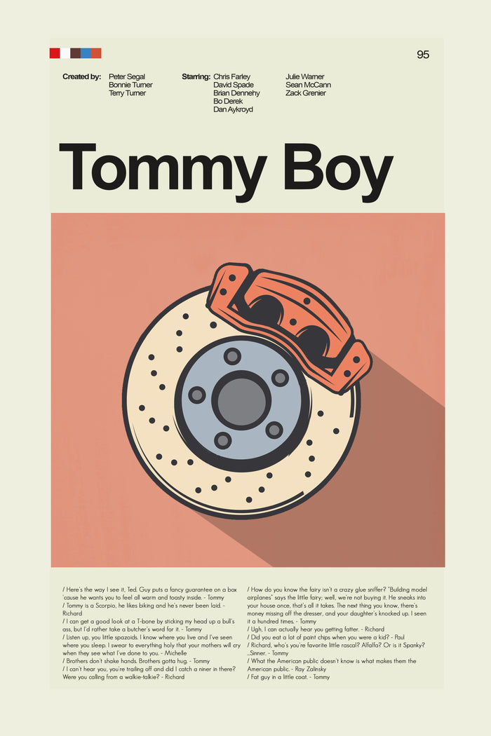 Tommy Boy Mid-Century Modern Print | 12"x18" or 18"x24" Print only
