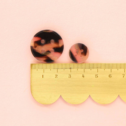 Tortoise Shell Small 5/8" Buttons