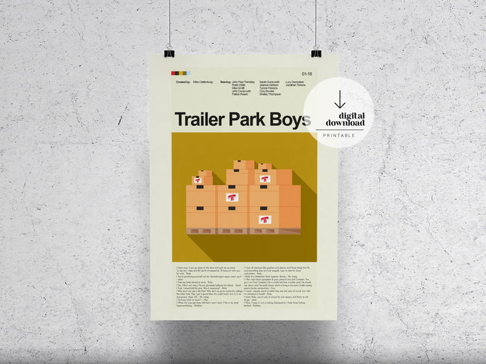 Trailer Park Boys | DIGITAL ARTWORK DOWNLOAD