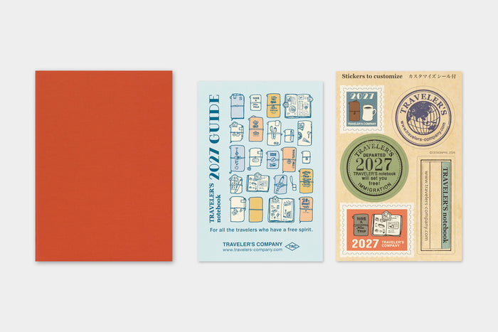 TRAVELER'S Company 2027 Monthly Refill (Passport Size)