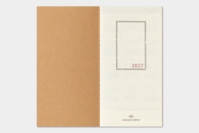 TRAVELER'S Company 2027 Monthly Refill (Regular Size)