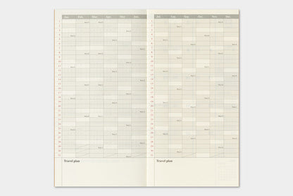 TRAVELER'S Company 2027 Monthly Refill (Regular Size)