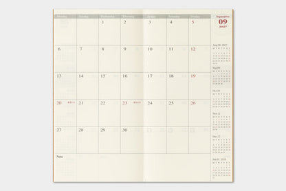 TRAVELER'S Company 2027 Monthly Refill (Regular Size)