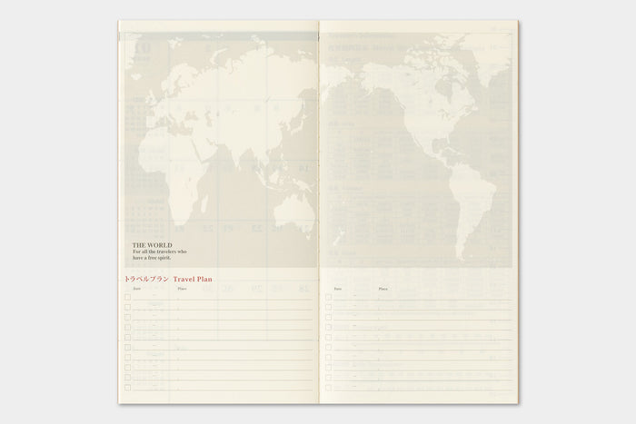 TRAVELER'S Company 2027 Monthly Refill (Regular Size)