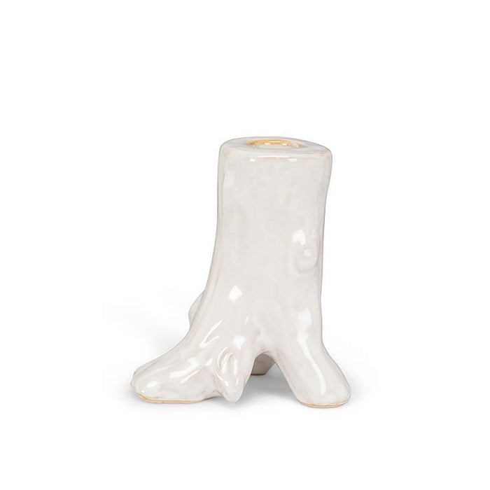 Tree Trunk Taper Candle Holder