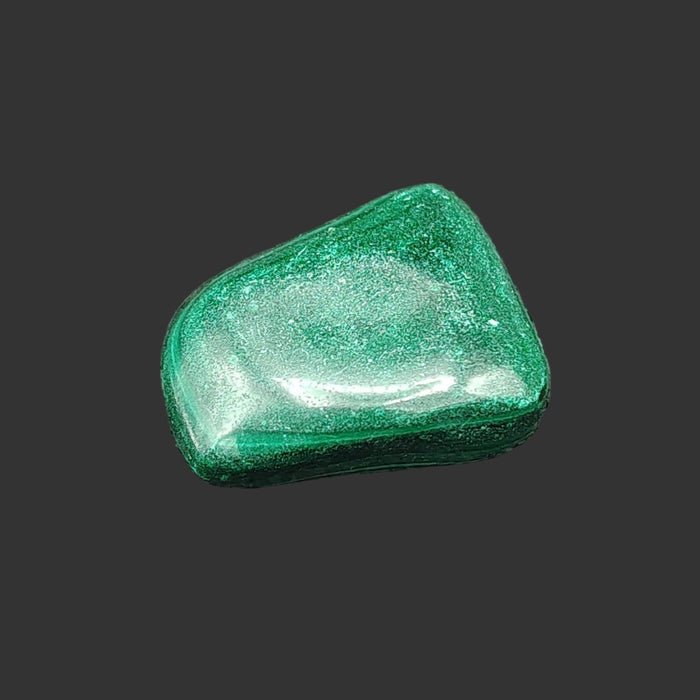 This is a close up of malachite stone #4.