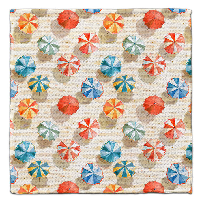 Umbrella Shade Waffle Weave Washcloth