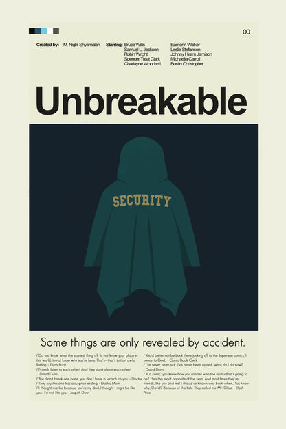 Unbreakable - Security Rain Poncho | 12"x18" or 18"x24" Print Only