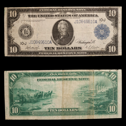 United States, Ten Dollar Federal Reserve Note (Kansas City, Missouri) - 1914 - United States of America