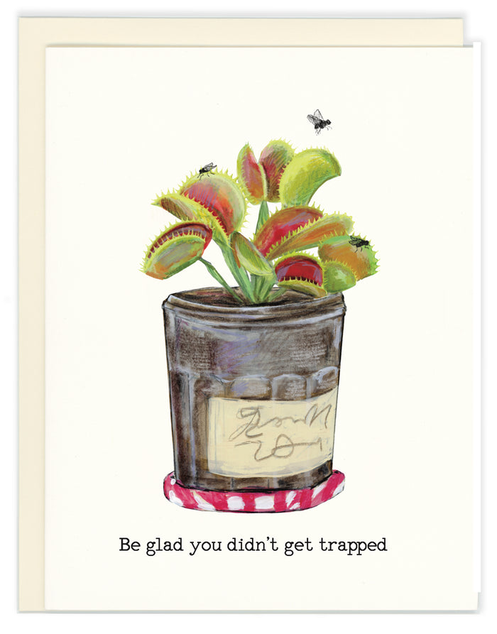 Venus Fly Trapped Card