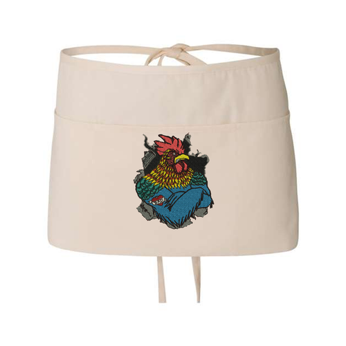 Waist Apron with 3 Pockets