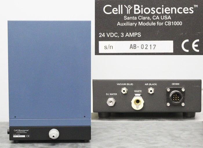 Water and Waste Auxiliary Module back side view and label