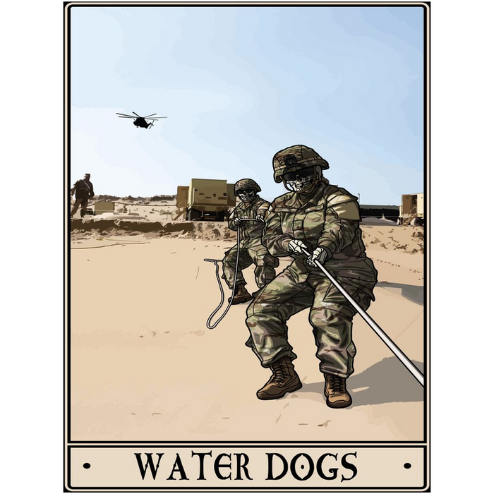 Water Dogs Acrylic Print