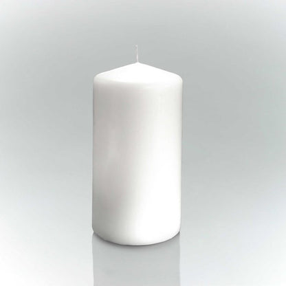 White Utility Pillar Candles