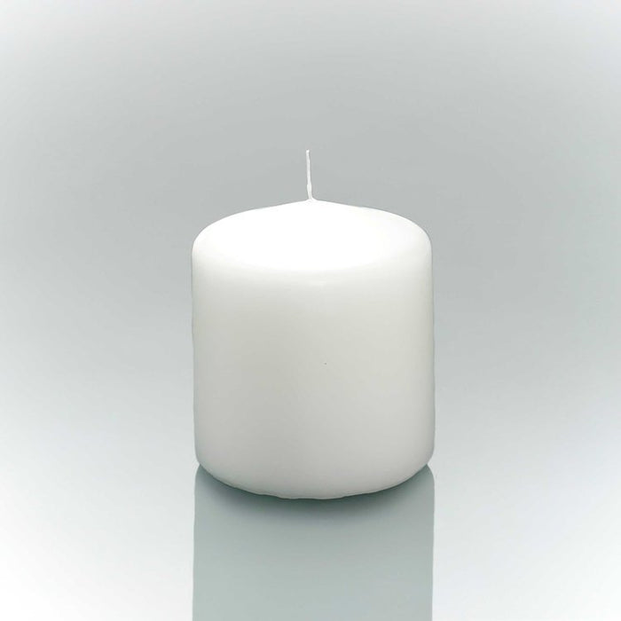 White Utility Pillar Candles