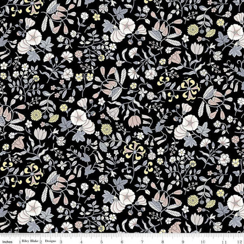Wildflower Field A by Liberty Fabrics in Pebble