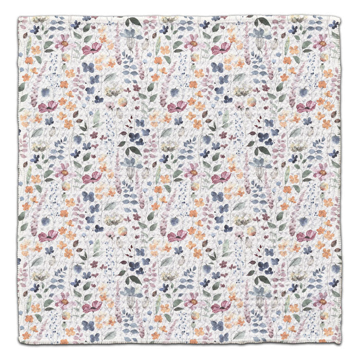 Wildflowers w/White Back Eco-Friendly Washcloth - CJ Bella Co.
