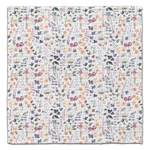 Wildflowers w/White Back Eco-Friendly Washcloth - CJ Bella Co.