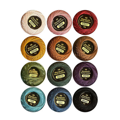 Wool & Whimsy Thread Pack / #8 Perle Cotton