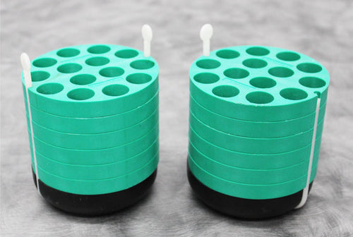 x2 Beckman Coulter 349950 Swing Bucket Adapters