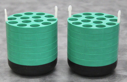 x2 Beckman Coulter 14x15mL Tube Adapters