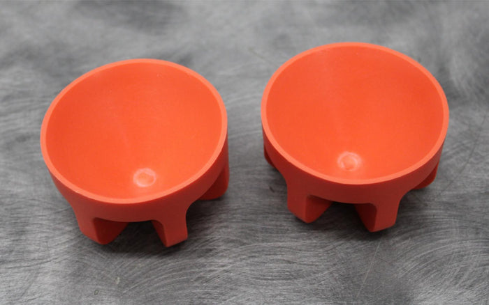 x2 Beckman Coulter 62 mm Diameter Cushion Bottle Adapters