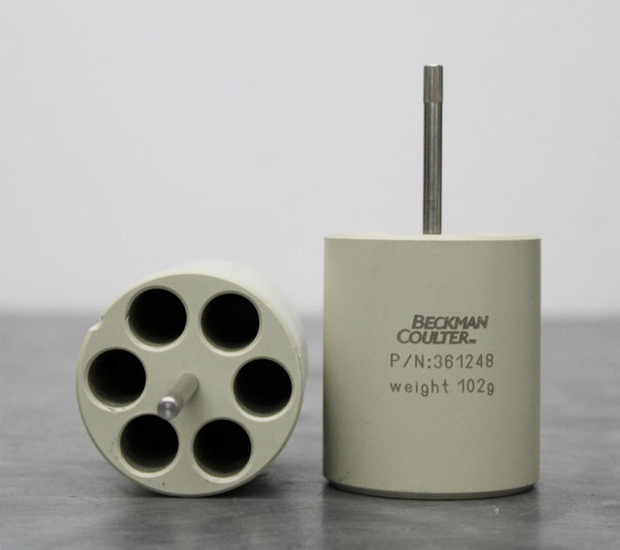 x2 Beckman Coulter 361248 Centrifuge Rotor Adapter