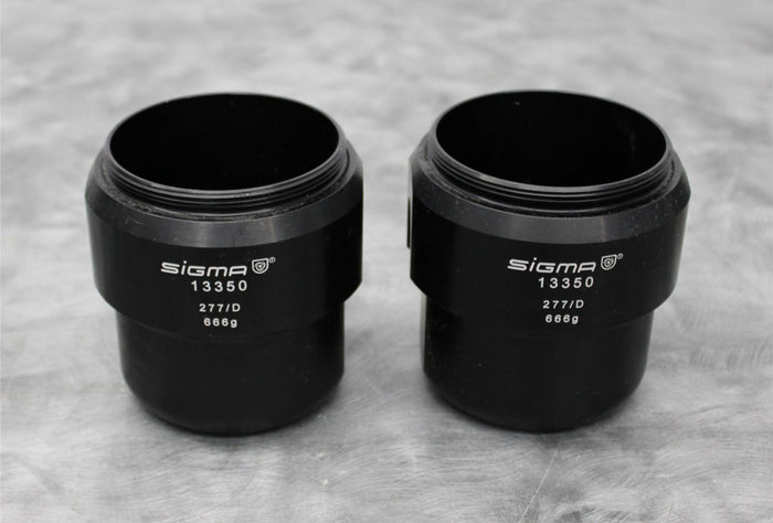 x2 Sigma 13350 Centrifuge Rotor Buckets 750mL for Sigma 11150 Swing-Out Rotor