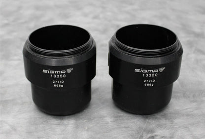 x2 Sigma 13350 Centrifuge Rotor Buckets 750mL for Sigma 11150 Swing-Out Rotor