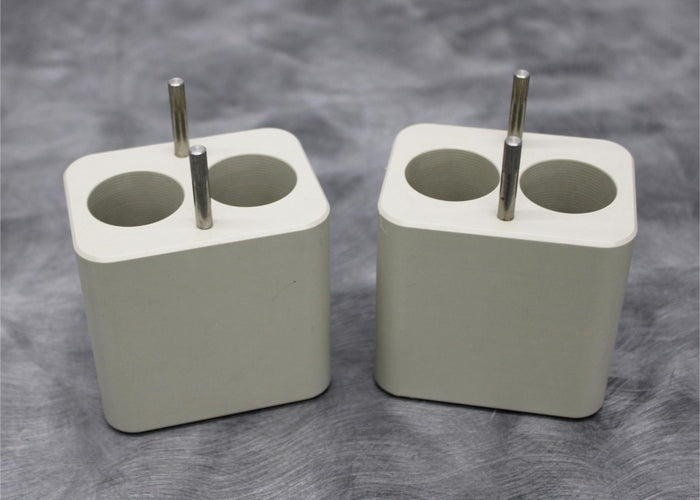 x2 Sigma 18052 Centrifuge Rotor Swing Bucket Conical Tube Adapters