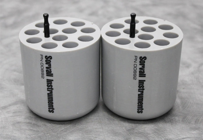 x2 Sorvall 00892 Centrifuge Swing-Bucket Rotor Adapters