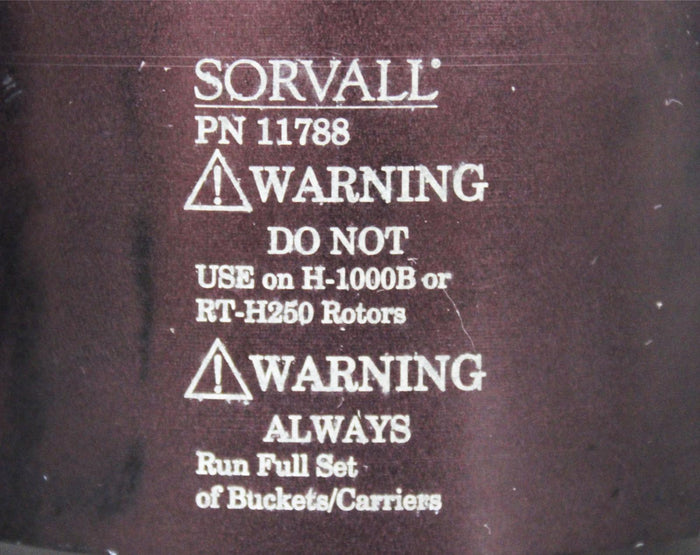 Sorvall 11788 Centrifuge Rotor Swing Buckets