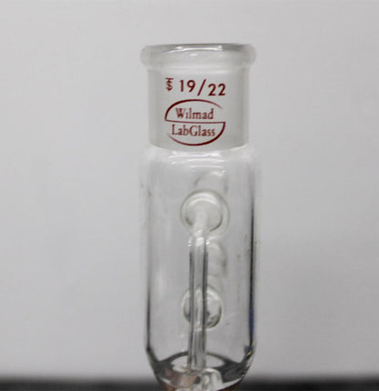x2 Three Way Claisen Adapters 14/20 and Wilmad Glass Reflux Coil Condenser 19/22