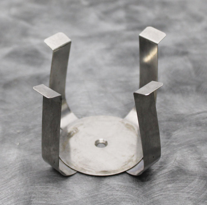 x4 Stainless Steel Platform Shaker Flask Clamps 3000mL - 1000mL - 500mL - 250mL