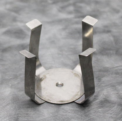 x4 Stainless Steel Platform Shaker Flask Clamps 3000mL - 1000mL - 500mL - 250mL