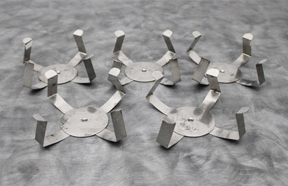 x5 Stainless Steel 1000mL Incubator Platform Shaker Flask Clamps